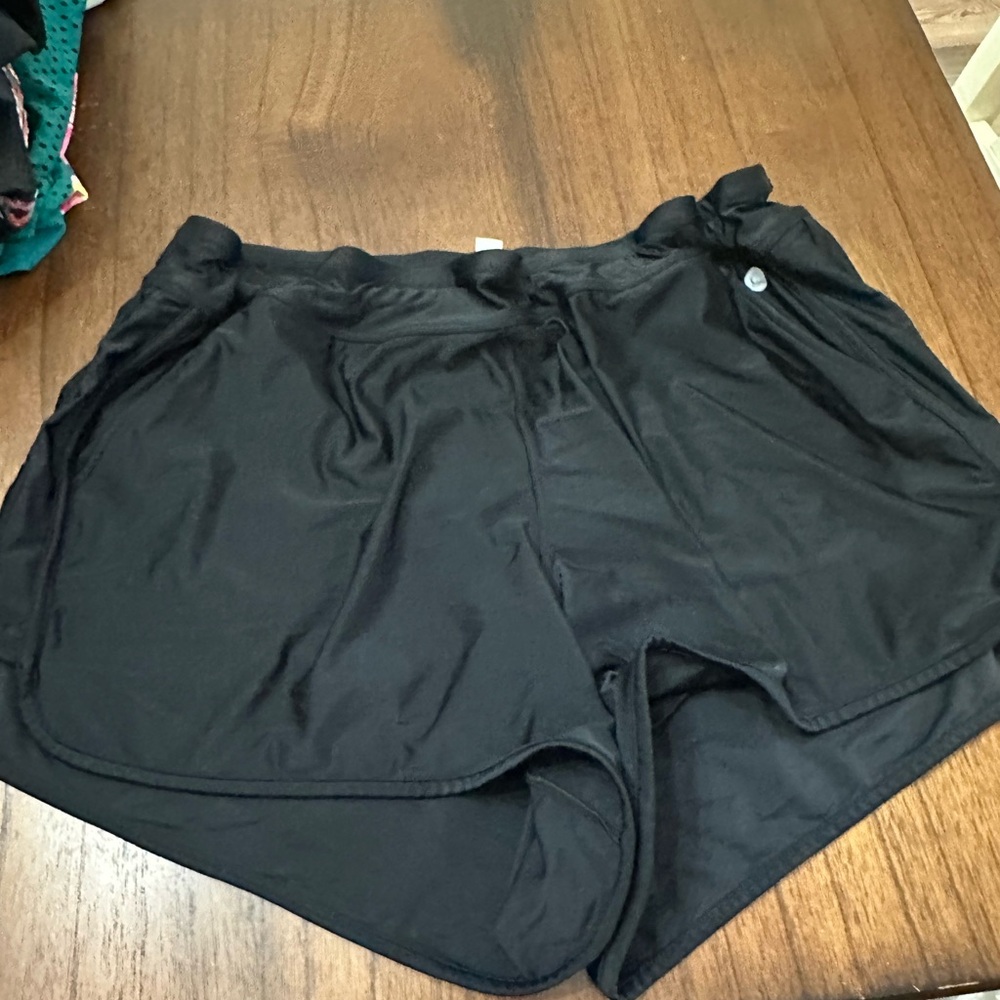Lane Bryant Black Swim Shorts
